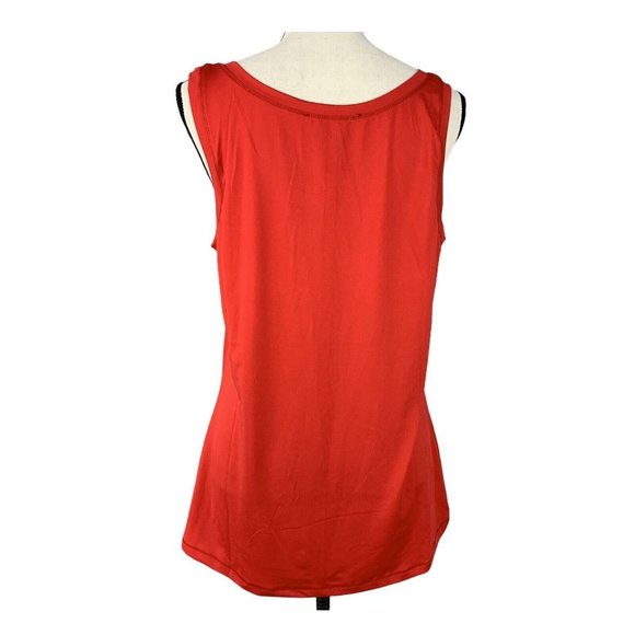 Ashley Steward Tank Top Women Plus14/16 Red Stretch Nylon/Spandex - Picture 5 of 10